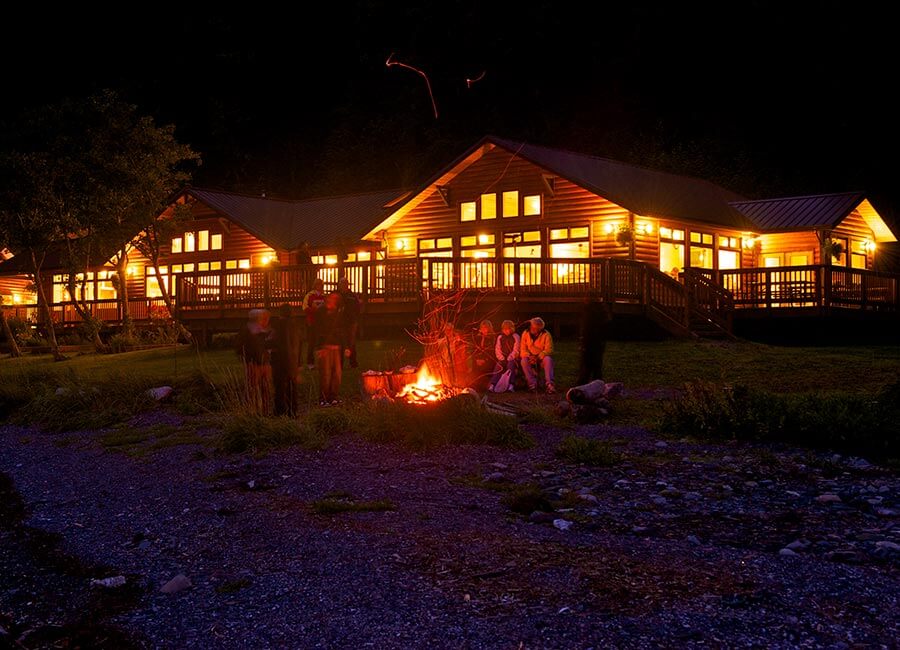 Orca Point Lodge Campfire